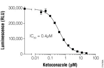 Measuring CYP3A7 inhibition using Luciferin-3A7.