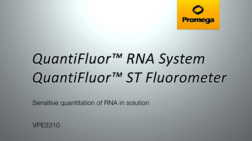 QuantiFluor™ RNA System Video
